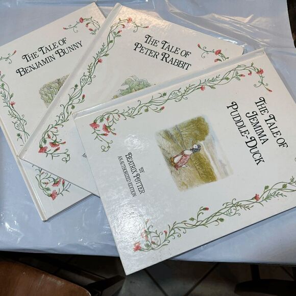 Beatrix Potter Authorized Jemma Puddle-Duck, Peter Rabbit, Benjamin Bunny - Picture 1 of 7